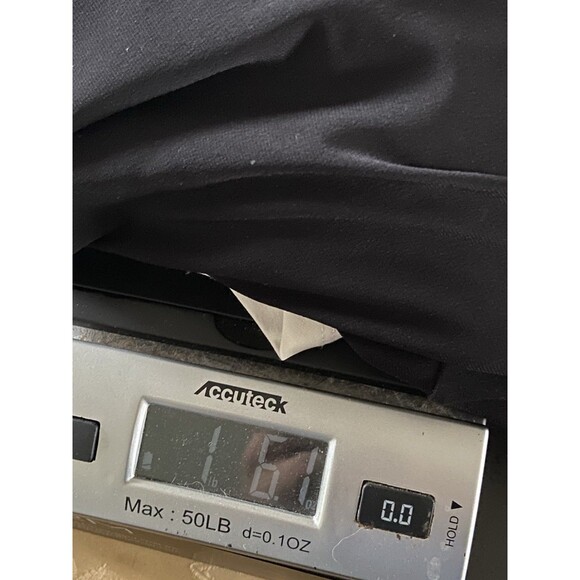 Lauren Ralph Lauen Colorblcok SheathDress Size 6 Petite Black Ruched Stretchy - Picture 11 of 11